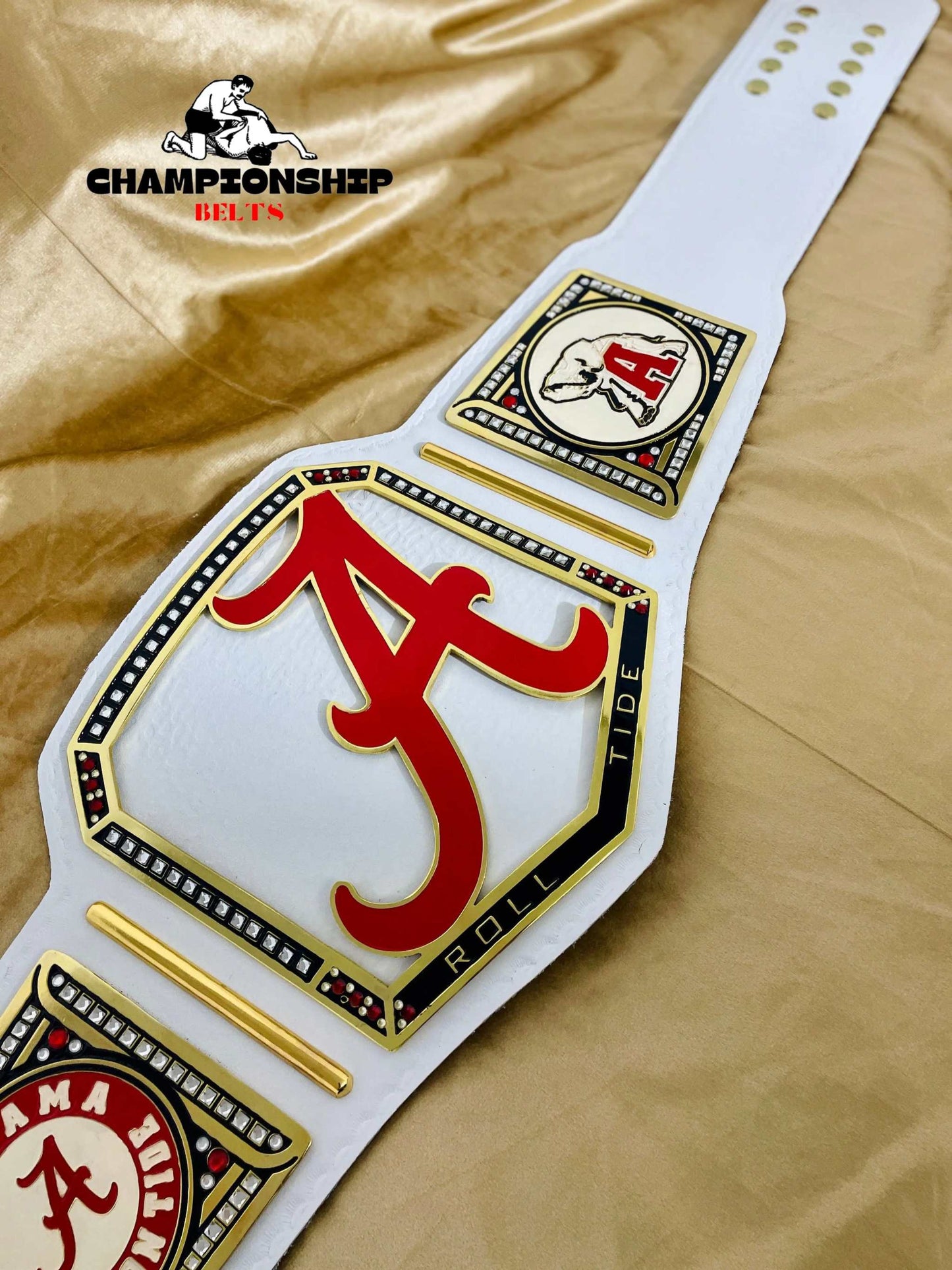 Alabama Crimson Tide WWE Championship Replica Title Belt ChampionshipbeltUS