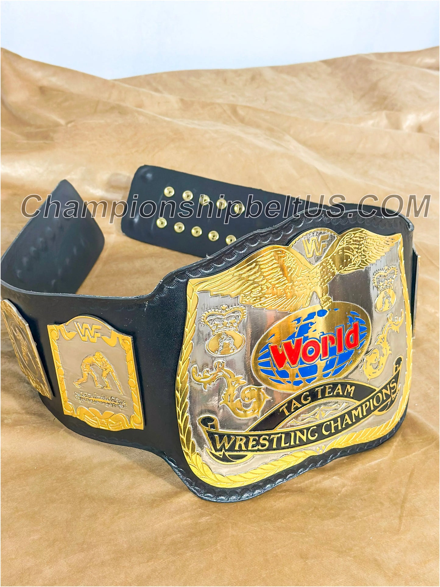 World Tag Team Wrestling Champion WWF Replica Title Belt ChampionshipBeltUS