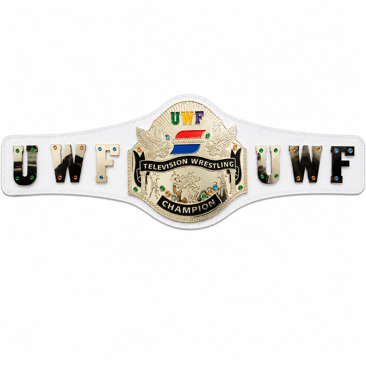 New UWF Television Wrestling Championship REPLICA TITLE BELT 4mm