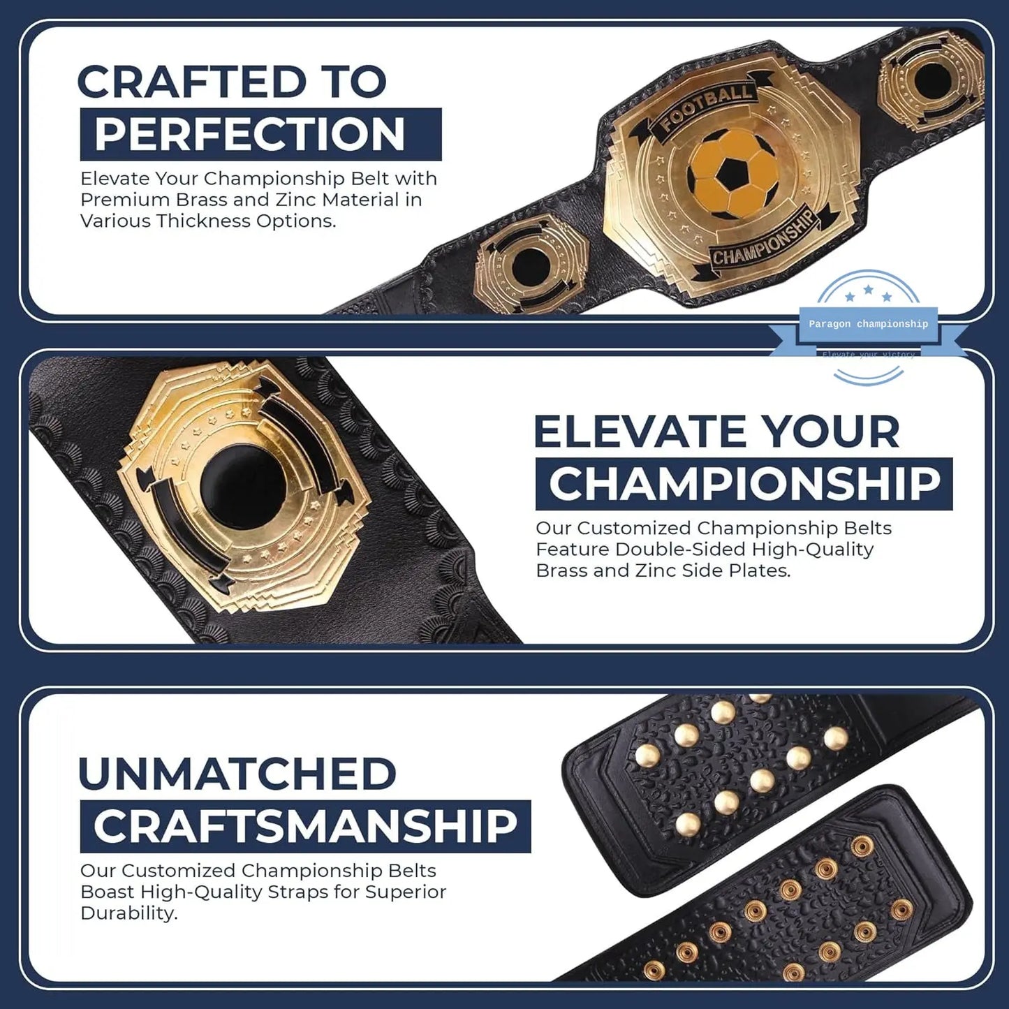 Build Your Own Custom 4lb Heavyweight Wrestling Title Belt – Fully Customizable