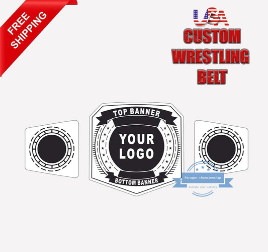 Custom 4lb Wrestling Belt – Engrave Your Name & Logo