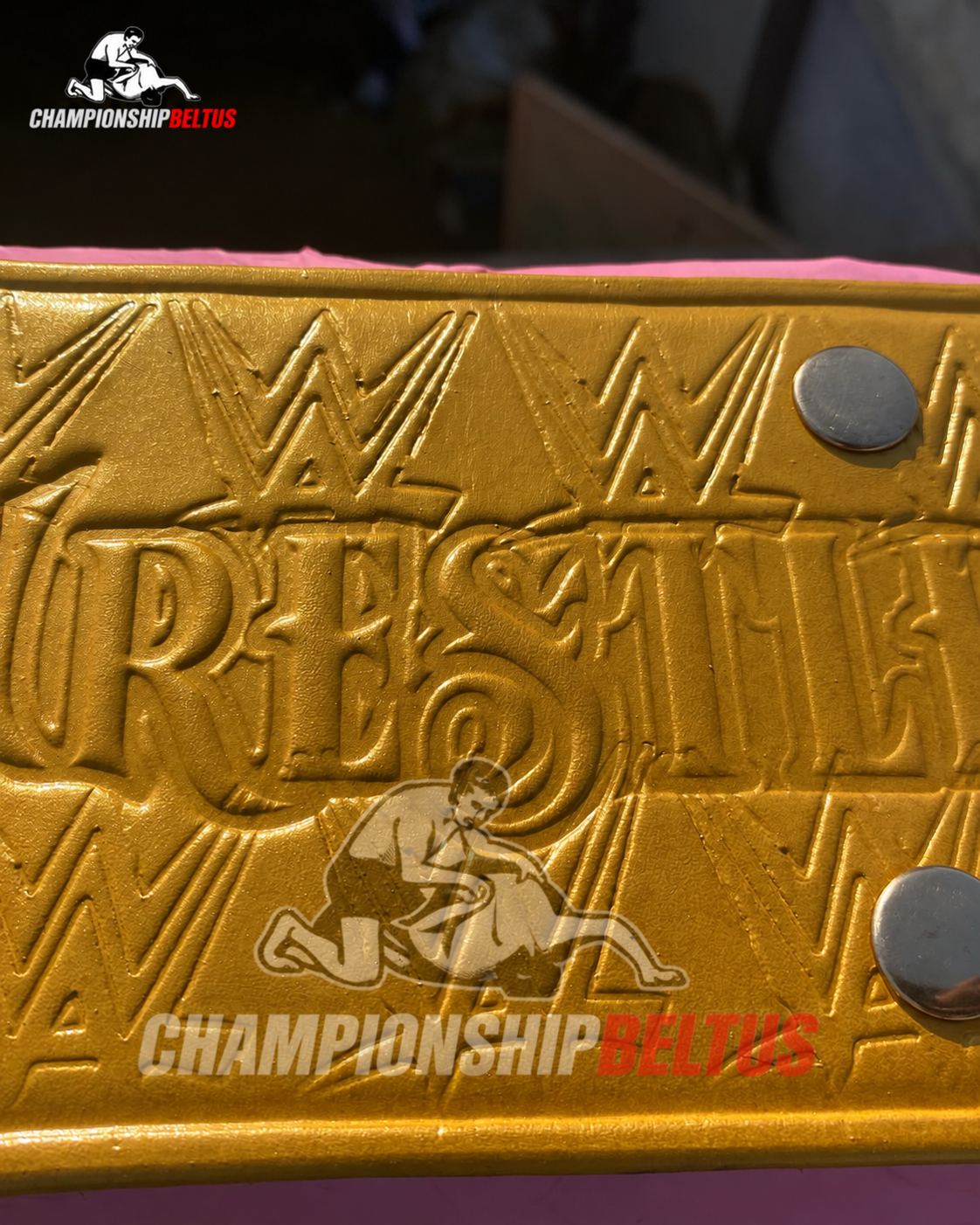 The 24K GOLD Wrestle Mania Premium CNC Championship Belt Replica