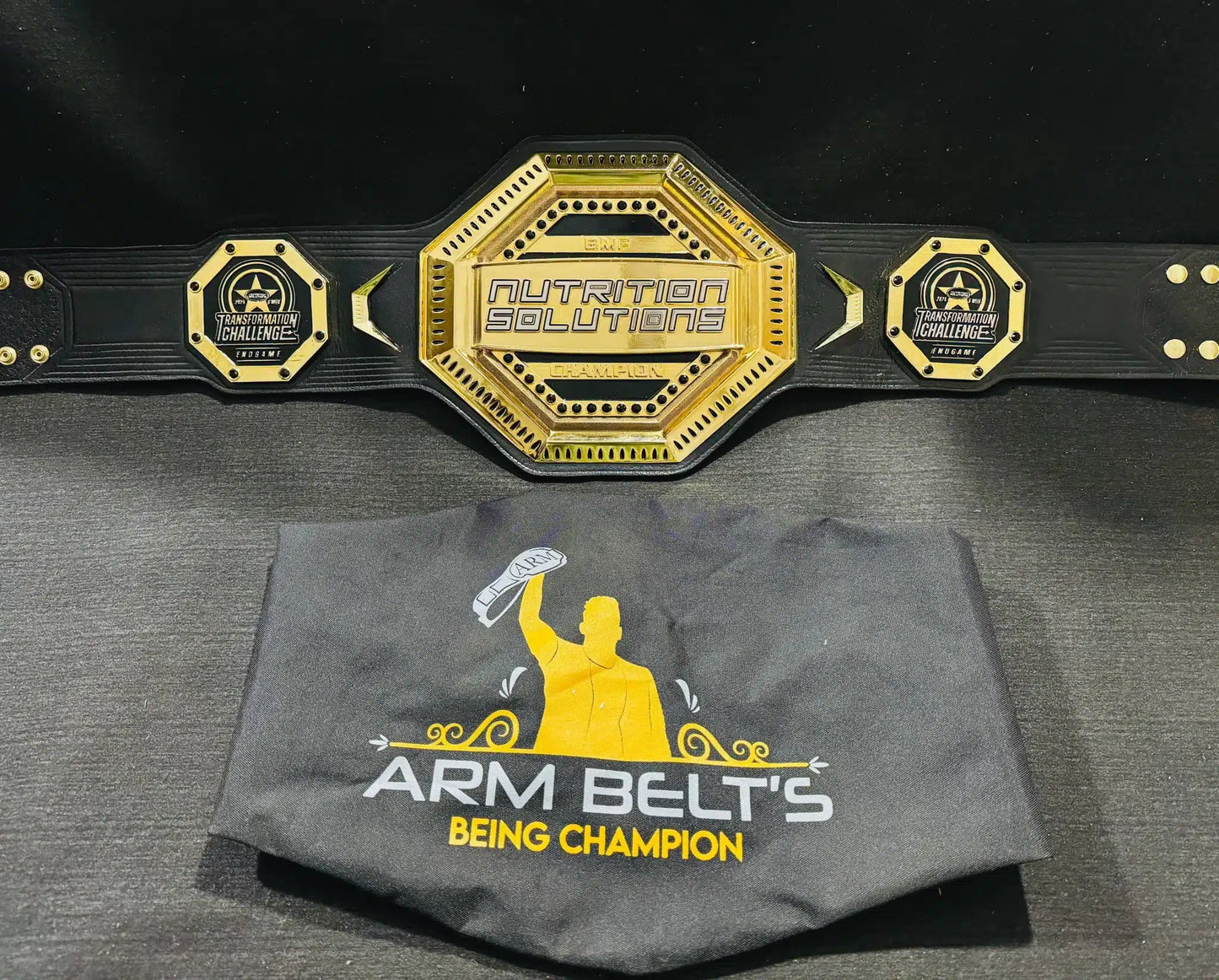 Octagon Championship Belt – Fitness Motivation Award