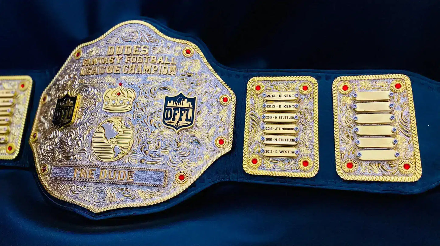 Custom Fantasy Football Championship Belt – Premium League