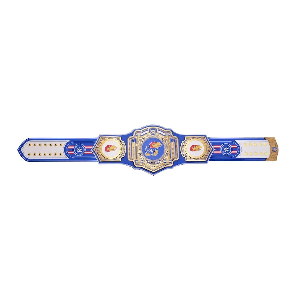 Kansas Jayhawks WWE Legacy Title Belt