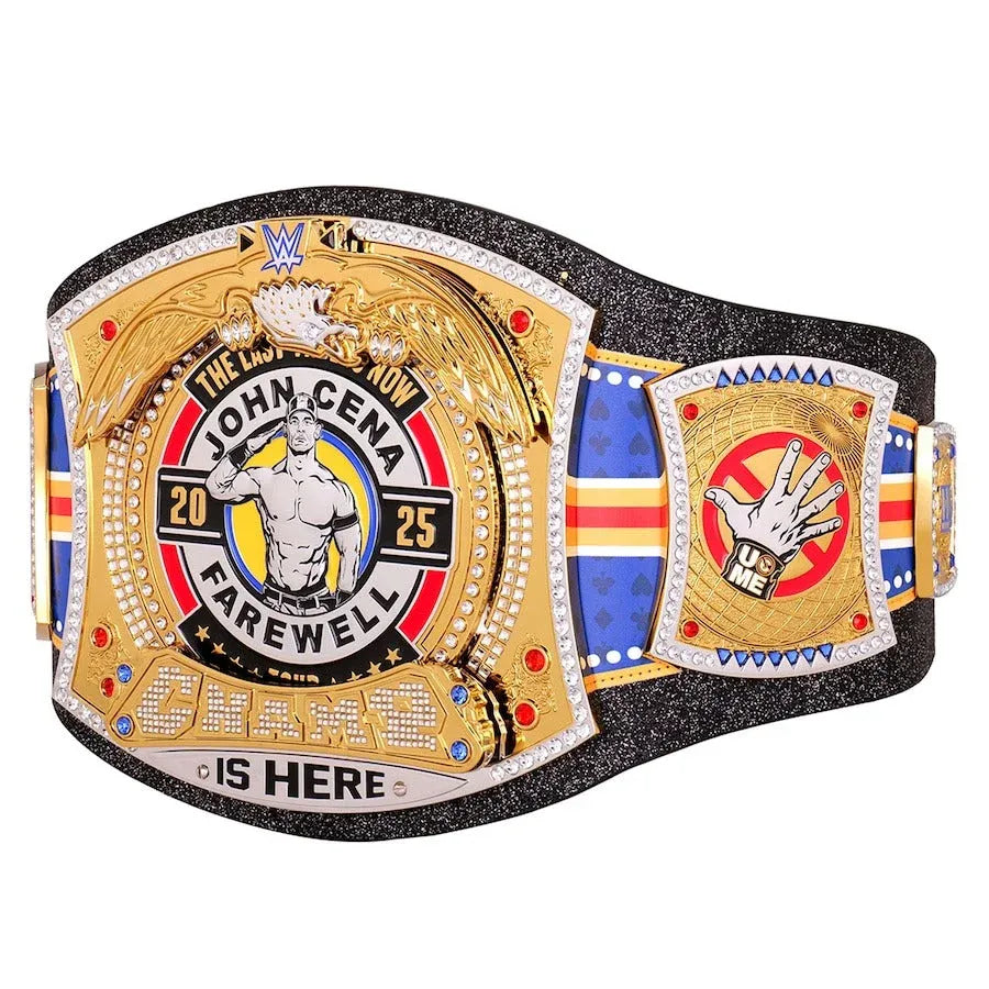 John Cena Farewell Tour 2025 Las Vegas Spinner Championship Replica Title Belt ChampionshipBeltUS