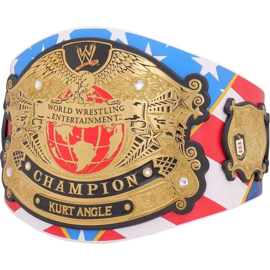 Kurt Angle Signature Series Wrestling Championship Replica Title Belt ChampionshipBeltUS