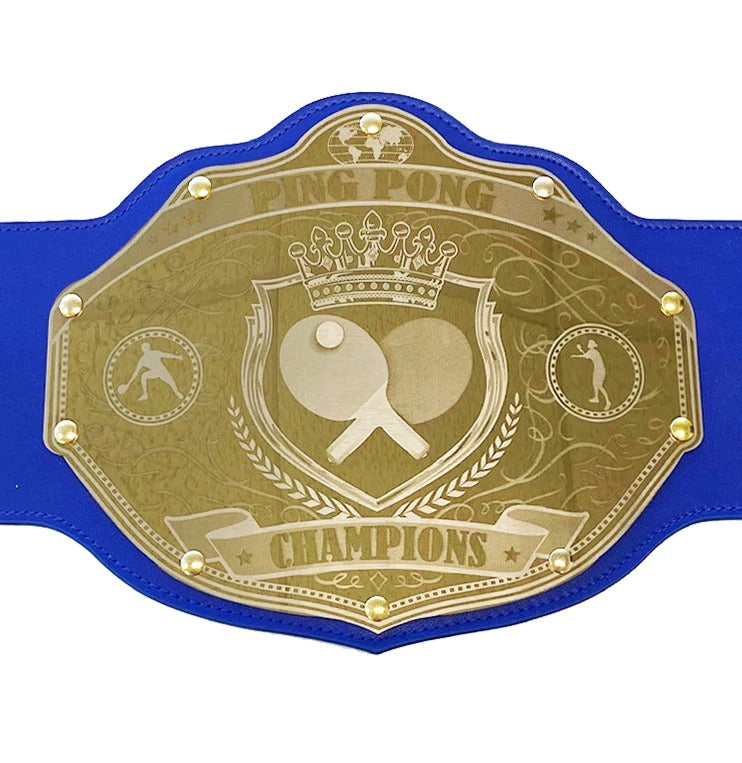 Design Your Own Ping Pong Championship Belt - Custom Text ChampionshipBeltUS