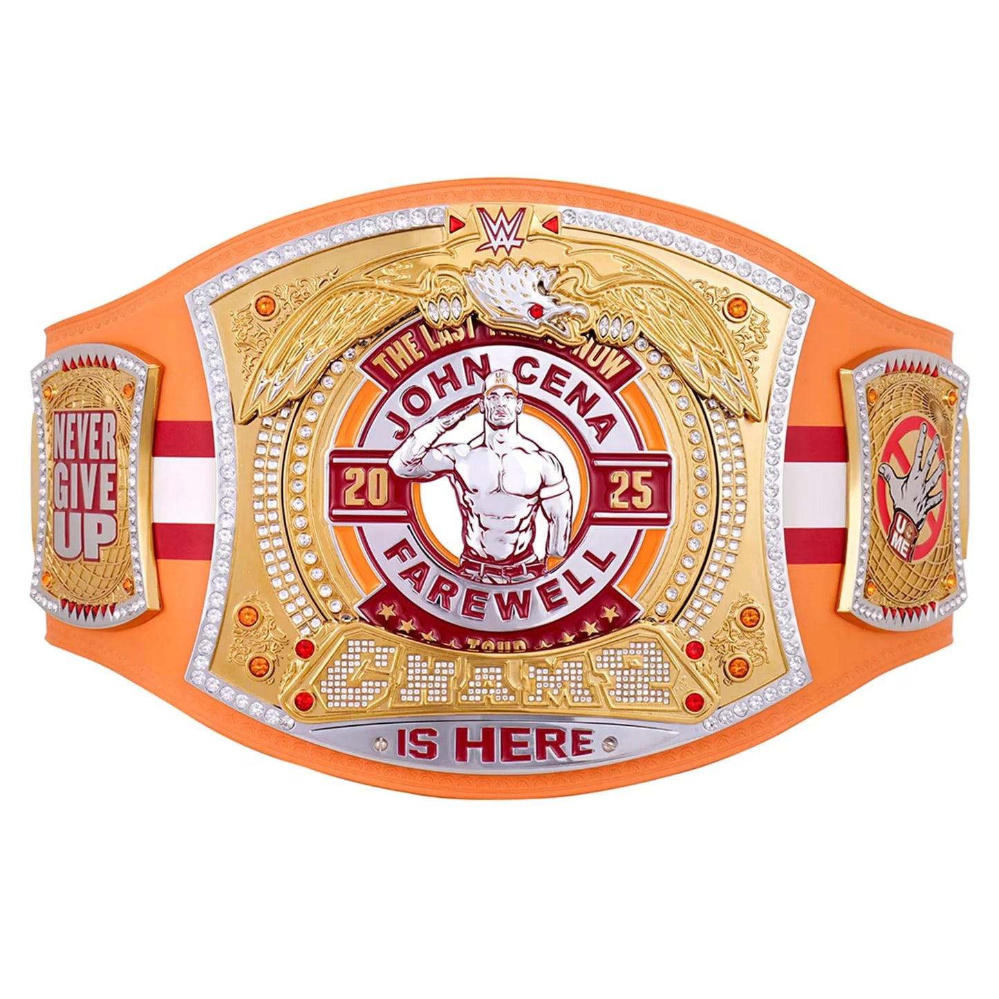 John Cena Farewell Tour 2025 Tampa Spinner Championship Replica Title Belt ChampionshipBeltUS