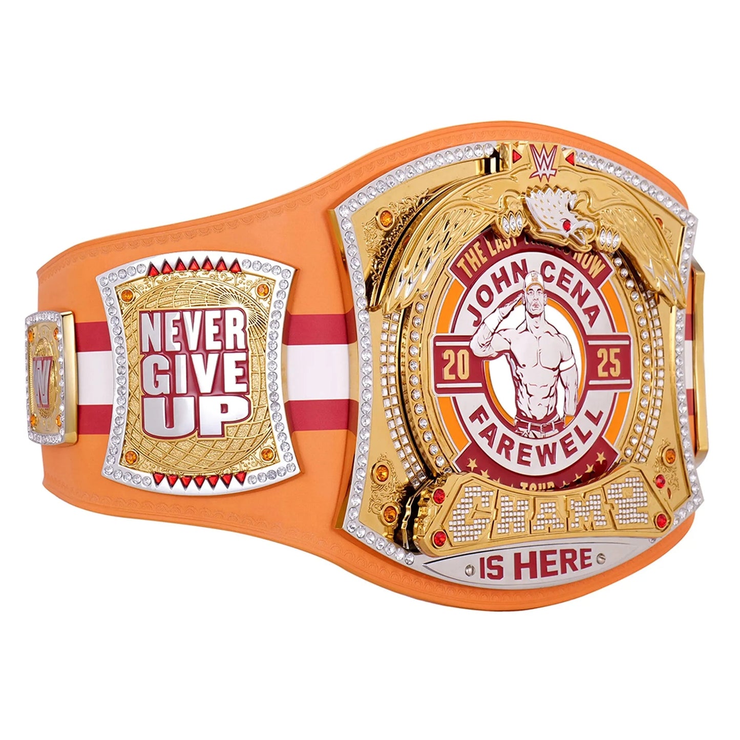 John Cena Farewell Tour 2025 Tampa Spinner Championship Replica Title Belt ChampionshipBeltUS