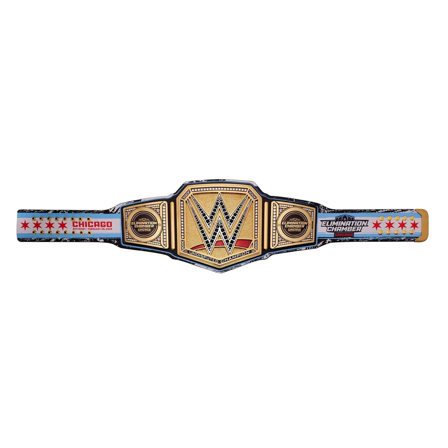 Elimination Chamber 2026 Chicago Championship Replica Title Belt