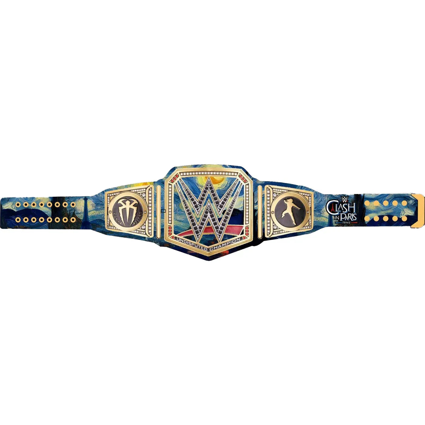 Custom Clash In Paris WWE Roman Reigns Inspired Championship Replica Wrestling Title Belt ChampionshipBeltUS