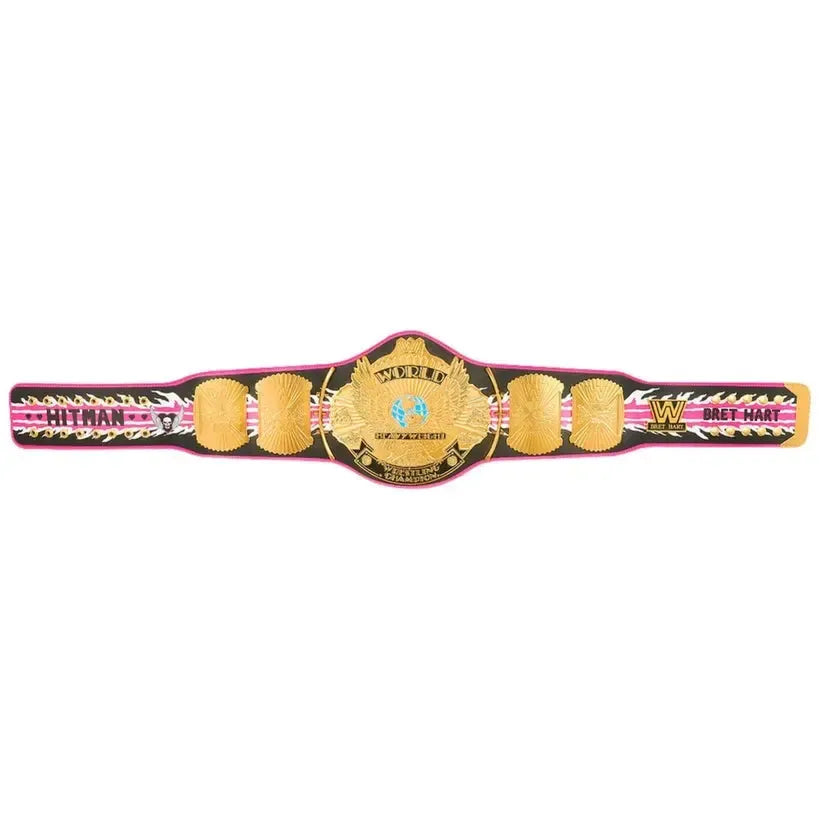 WWE Heavy Champion Bret Hart World Wide Wrestling Championship Belt ChampionshipBeltUS