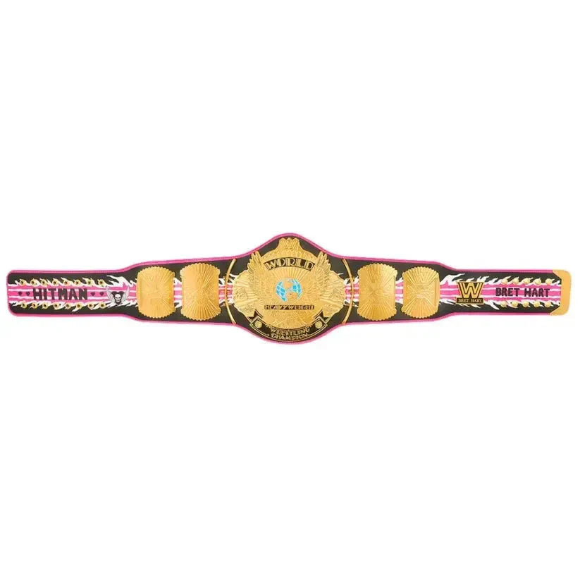 WWE Heavy Champion Bret Hart World Wide Wrestling Championship Belt ChampionshipBeltUS
