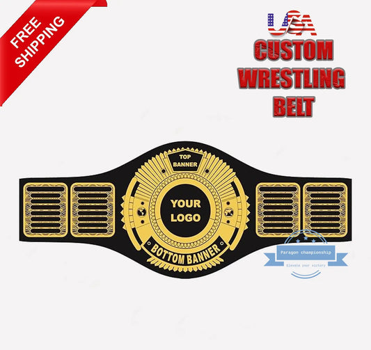 "Design Your Own" 4lb Custom Wrestling Championship Belt ChampionshipBeltUS