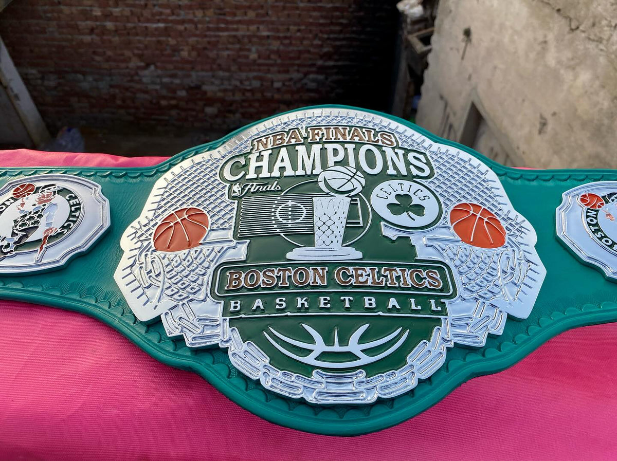 Boston Celtics NBA Finals Champions Green Championship Belt