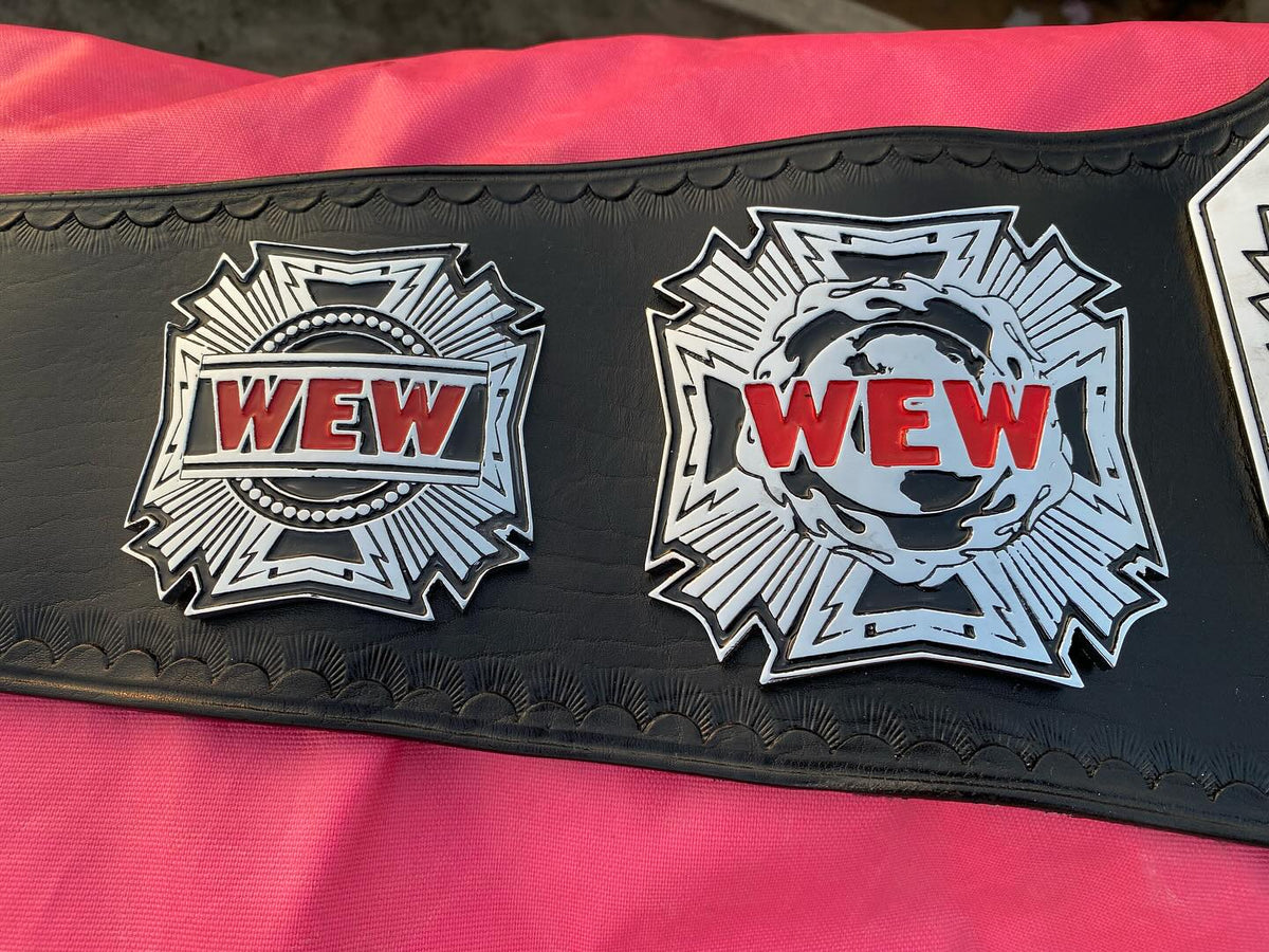 WEW Inferno Champion Wrestling Championship Belt
