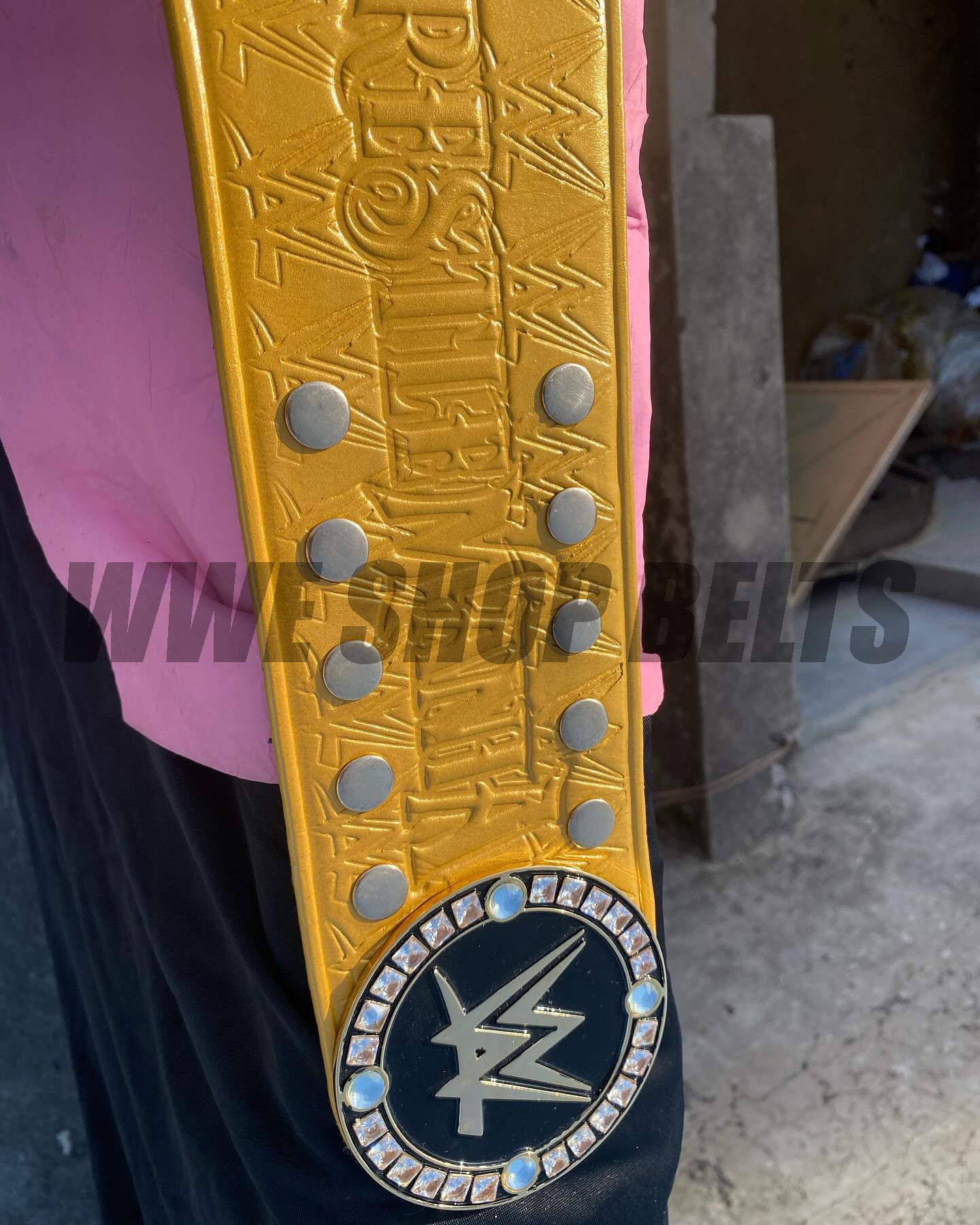 The 24K GOLD Wrestle Mania Premium CNC Championship Belt Replica