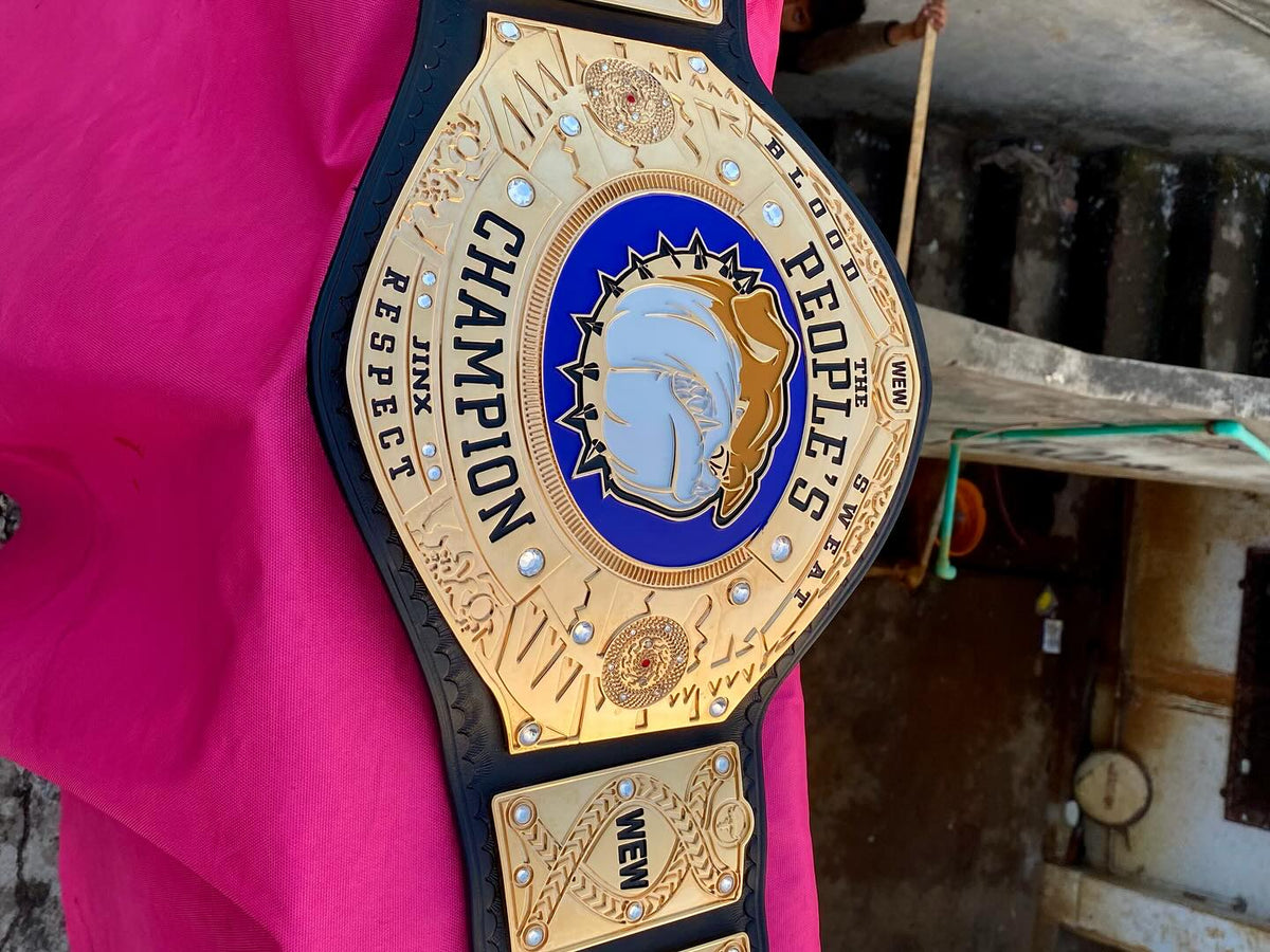 WEW The People’s Champion Bulldog Championship Belt