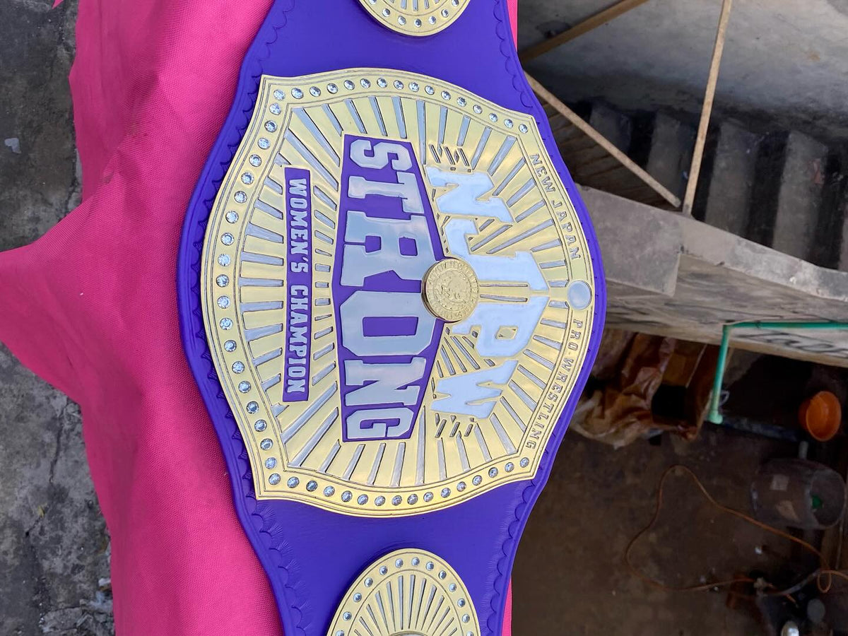 NJPW Strong Women’s Champion Purple Championship Belt