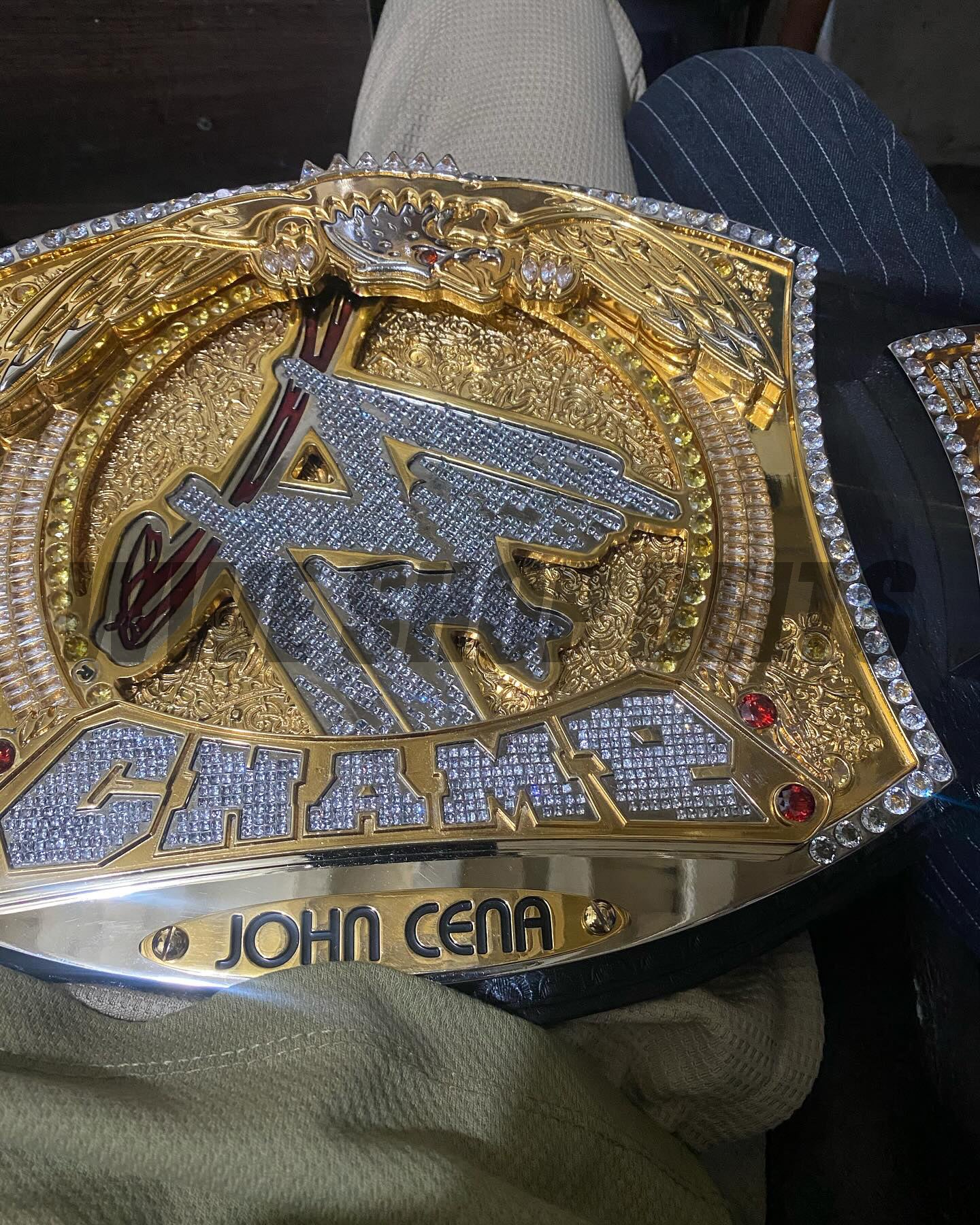 The 24K CNC WWE Heavyweight Spinner Premium CNC Championship Belt Replica