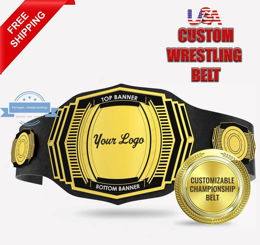 4lb Custom Wrestling Belt – The Perfect Trophy for Champions!"