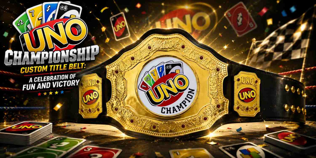 UNO Championship Custom Title Belt: A Celebration of Fun and Victory