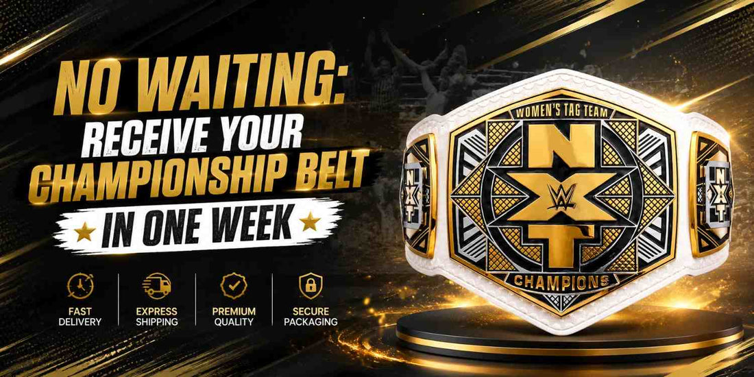 No Waiting: Receive Your Championship Belt in One Week