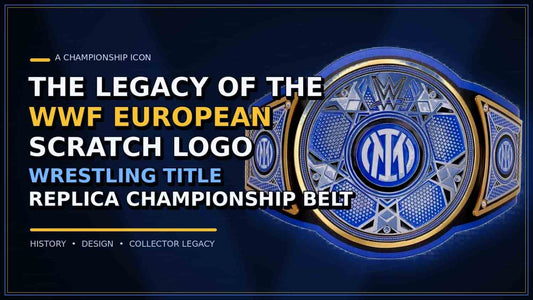 The Legacy of the WWF European Scratch Logo Wrestling Title Replica Championship Belt