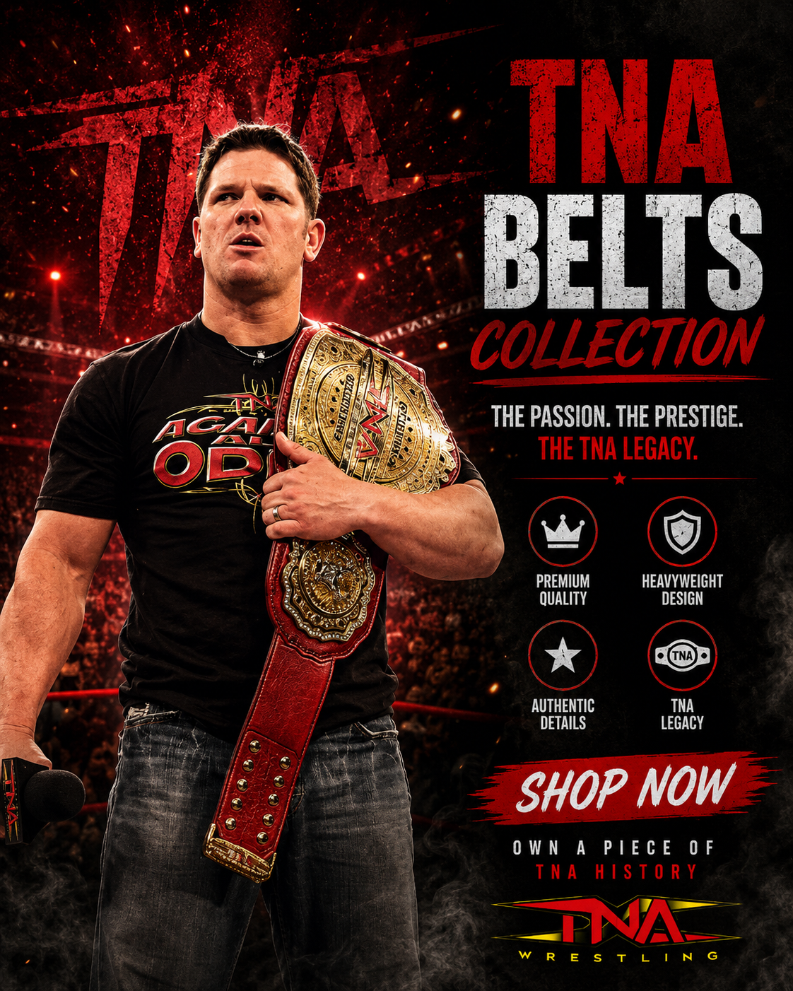 Shop TNA Replica Belts – Authentic Wrestling Titles for Sale