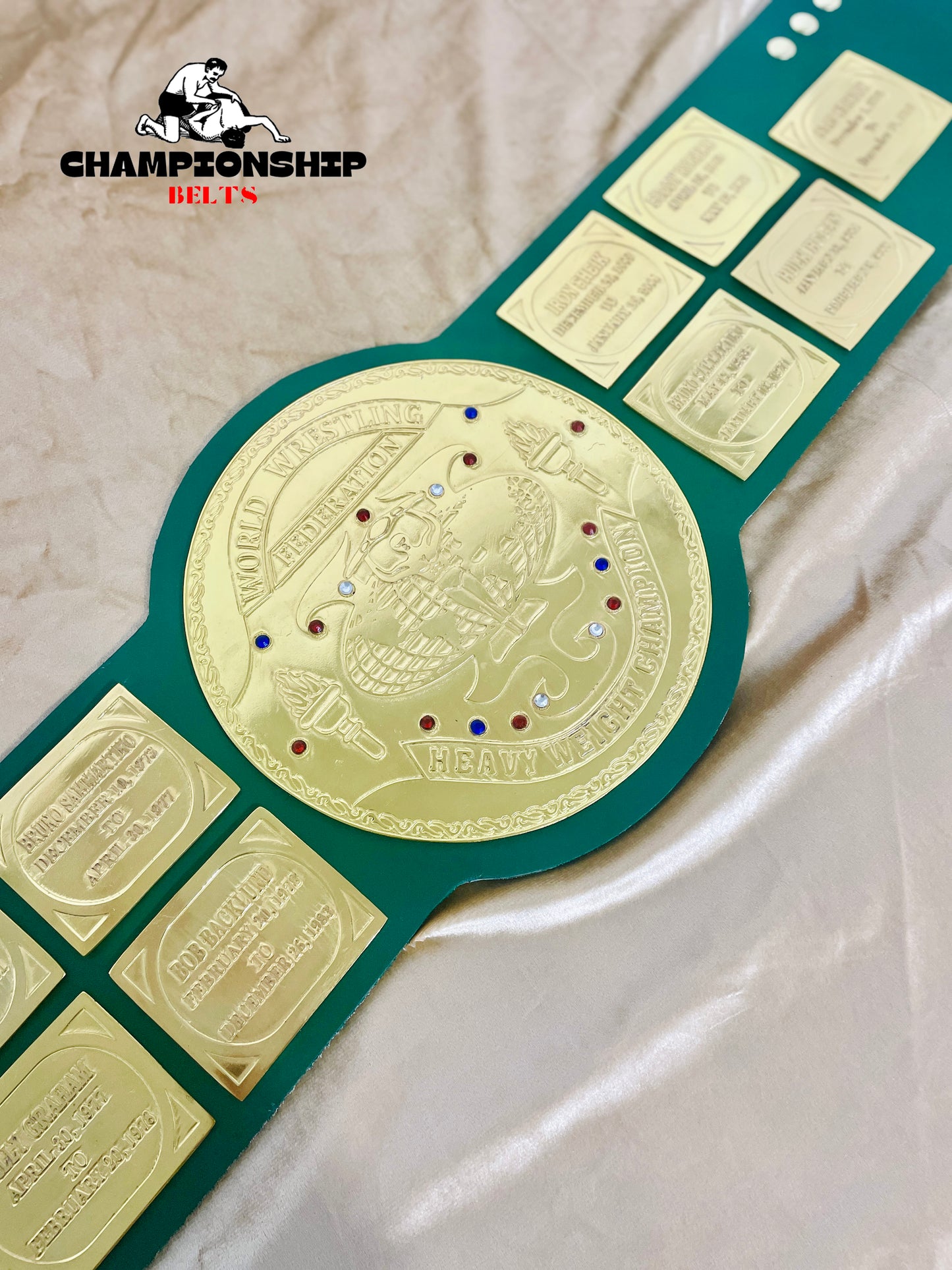 Big Green Heavyweight Wrestling Championship Title Belt