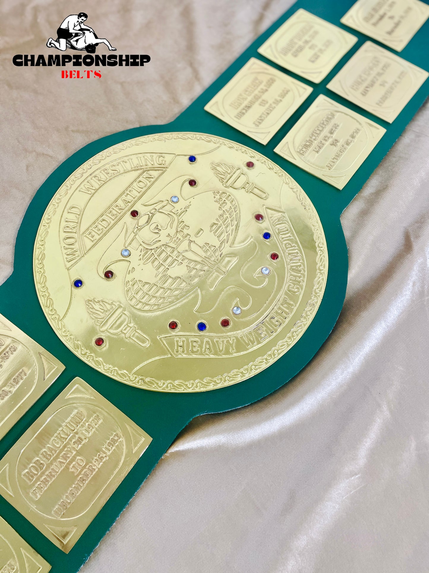 Big Green Heavyweight Wrestling Championship Title Belt