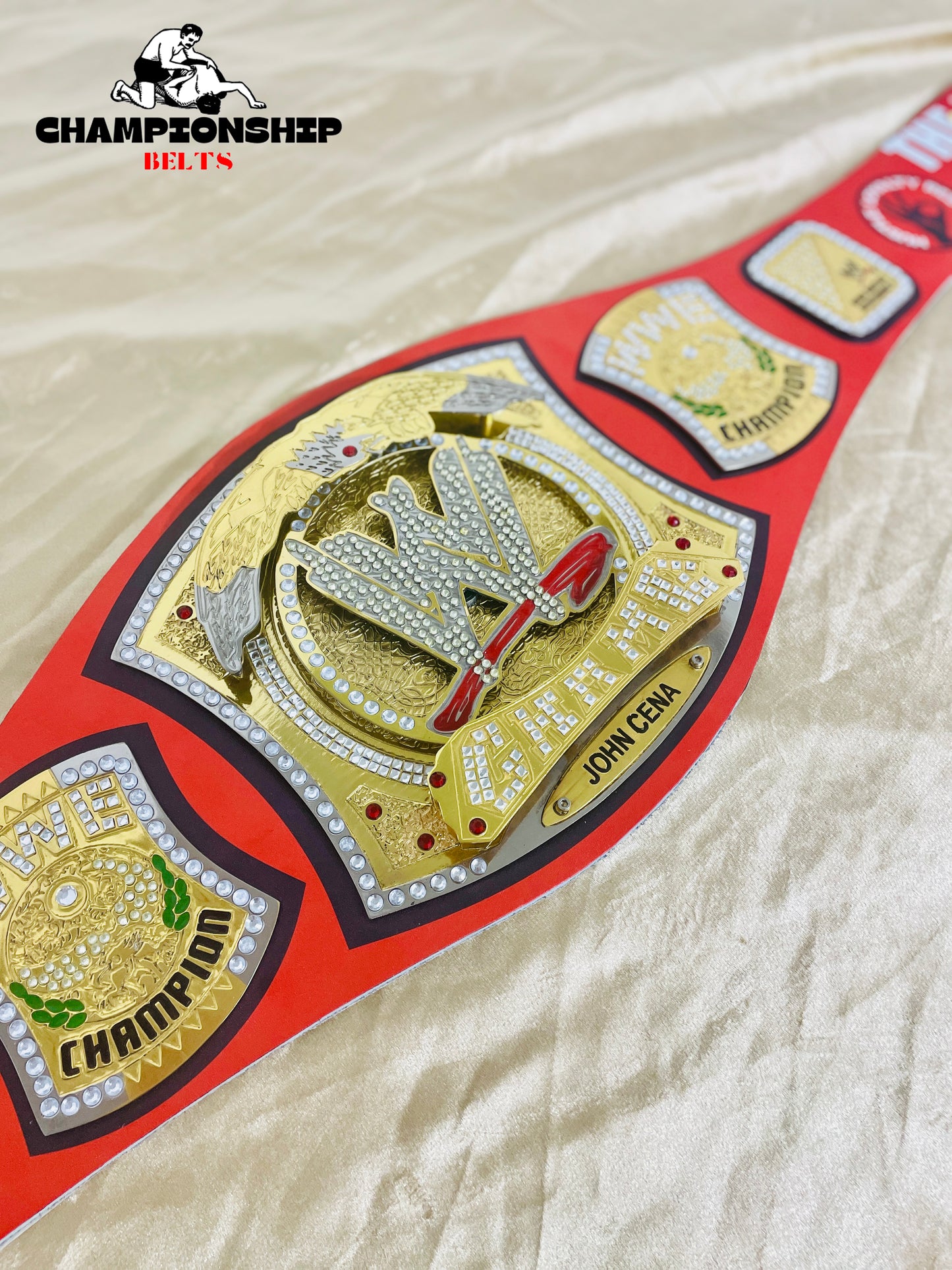 John Cena Spinner World Heavywieght Wrestling replica Title Belt