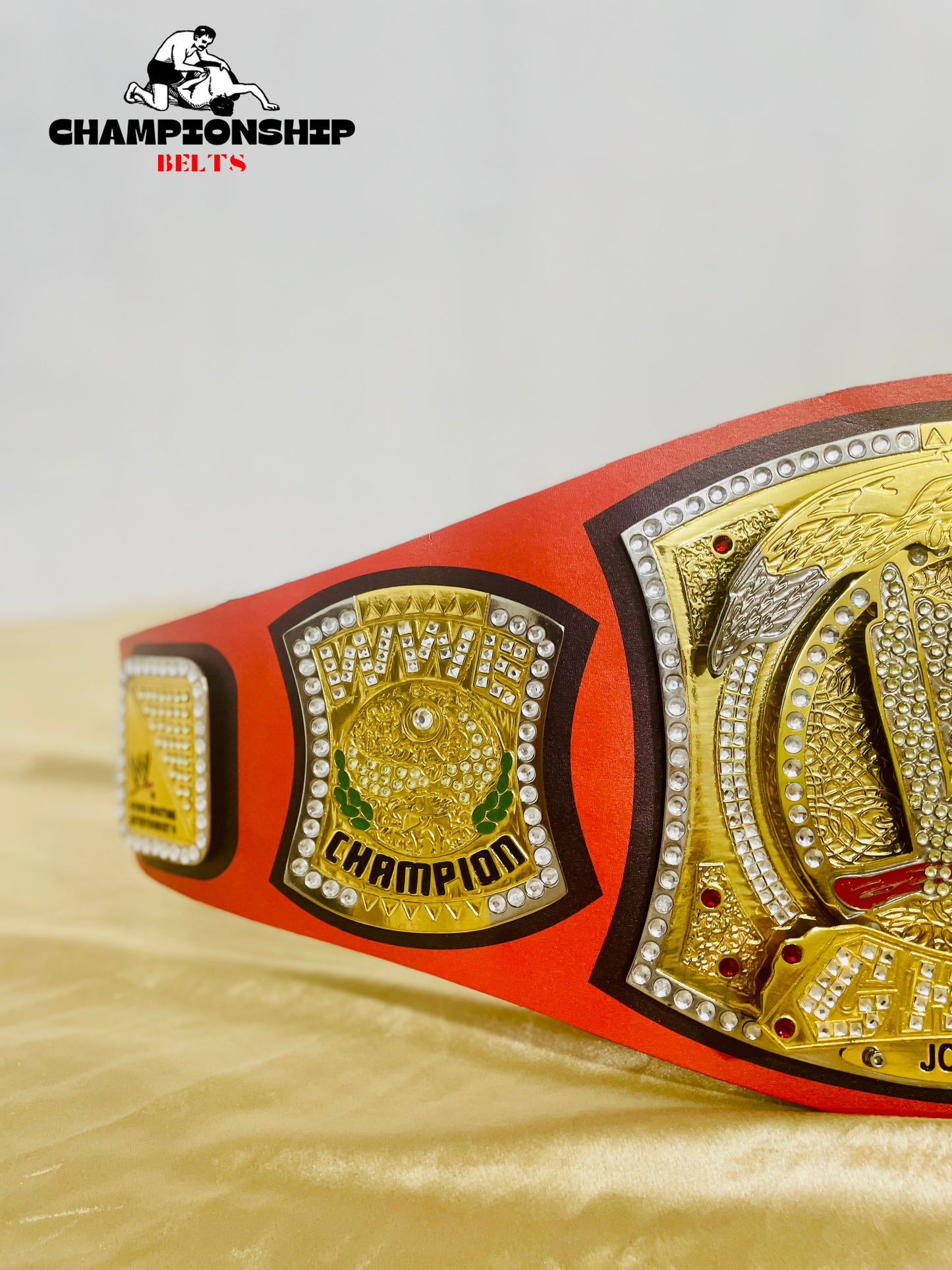 John Cena Spinner World Heavywieght Wrestling replica Title Belt