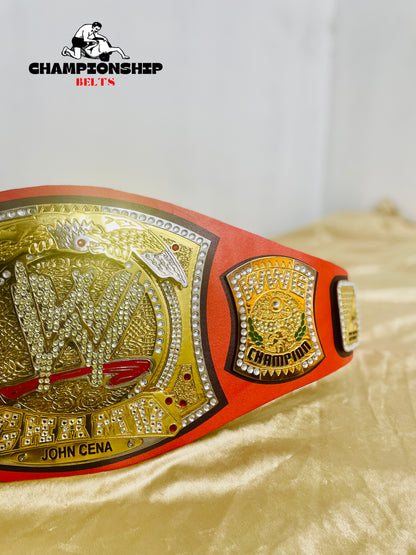 John Cena Spinner World Heavywieght Wrestling replica Title Belt