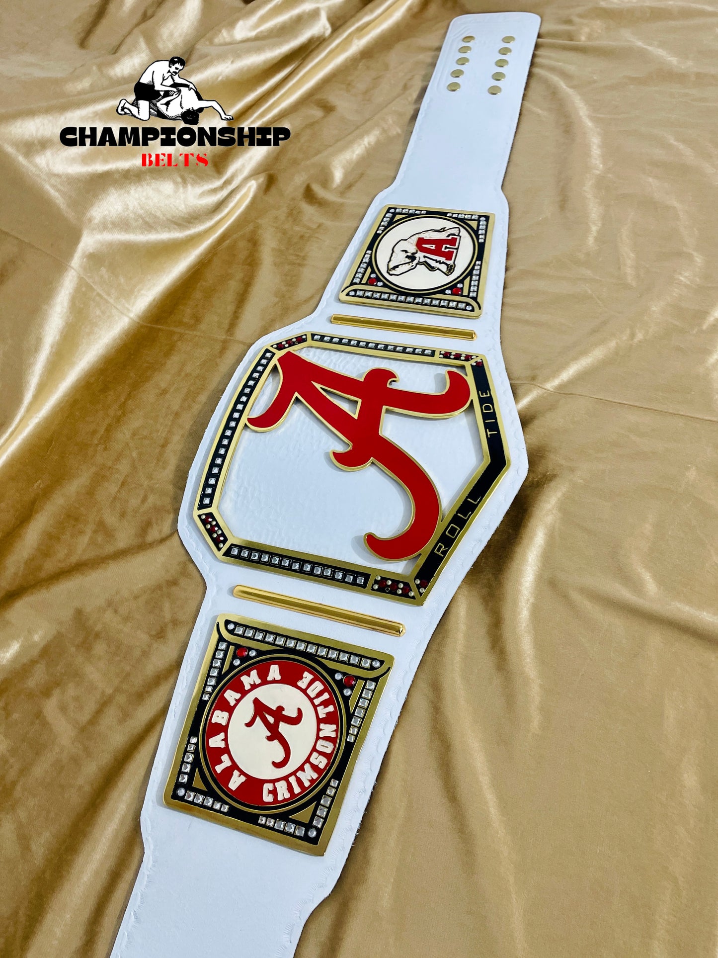 Alabama Crimson Tide WWE Championship Replica Title Belt