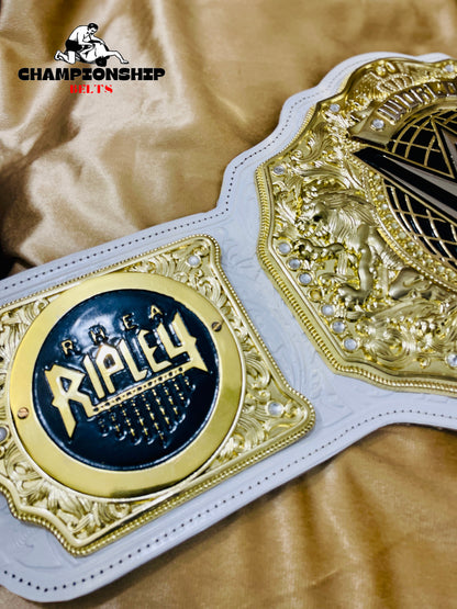 NEW World Heavy Weight Championship Replica Title Belt White Strap