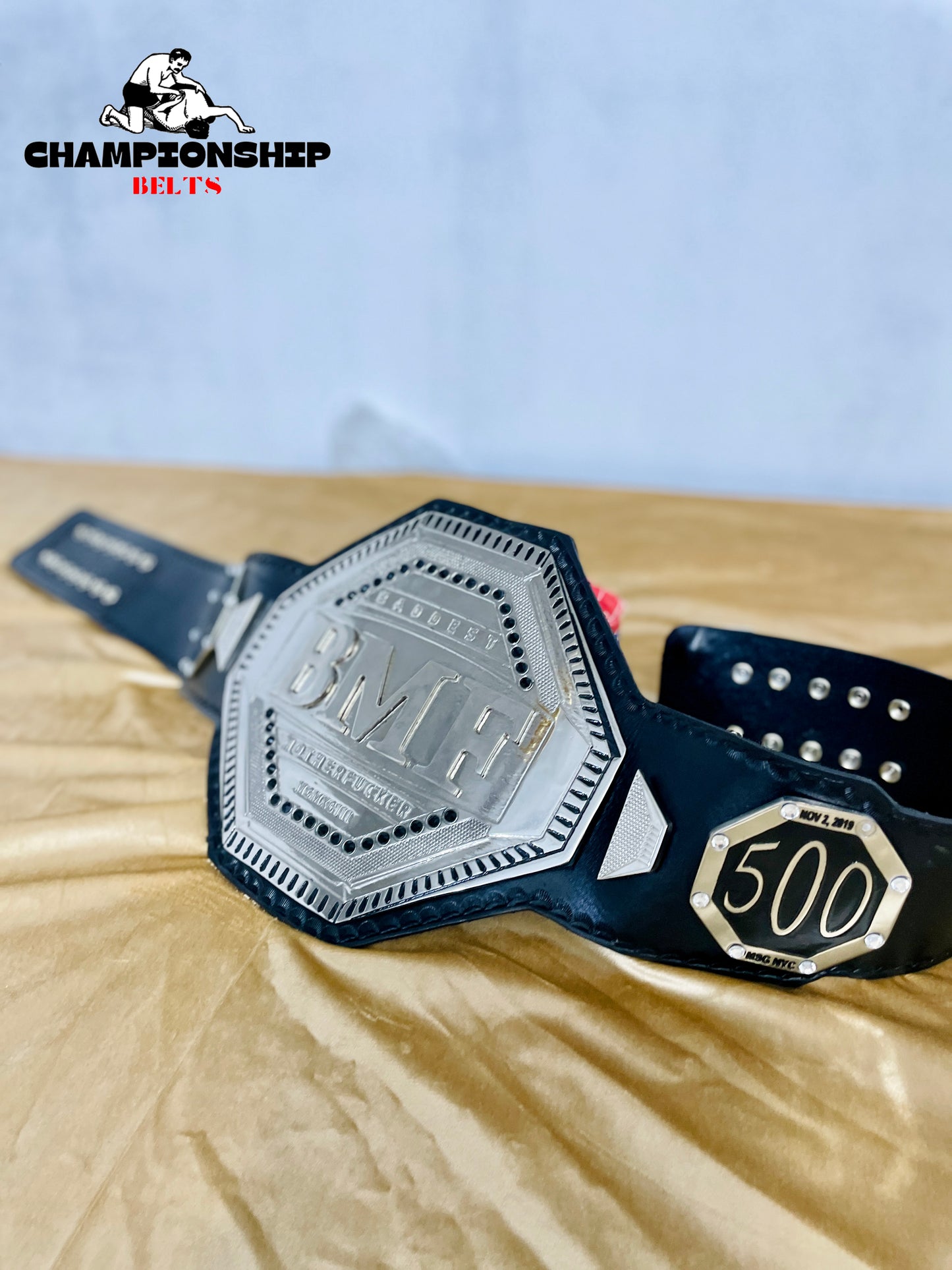 BMF Wrestling Championship Replica title Belt