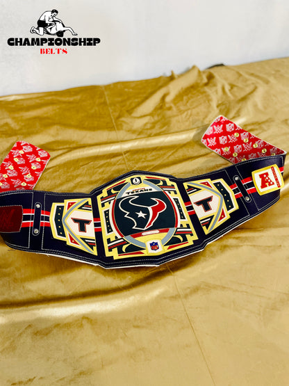 Houston Texans WWE Legacy Replica wrestling title Belt