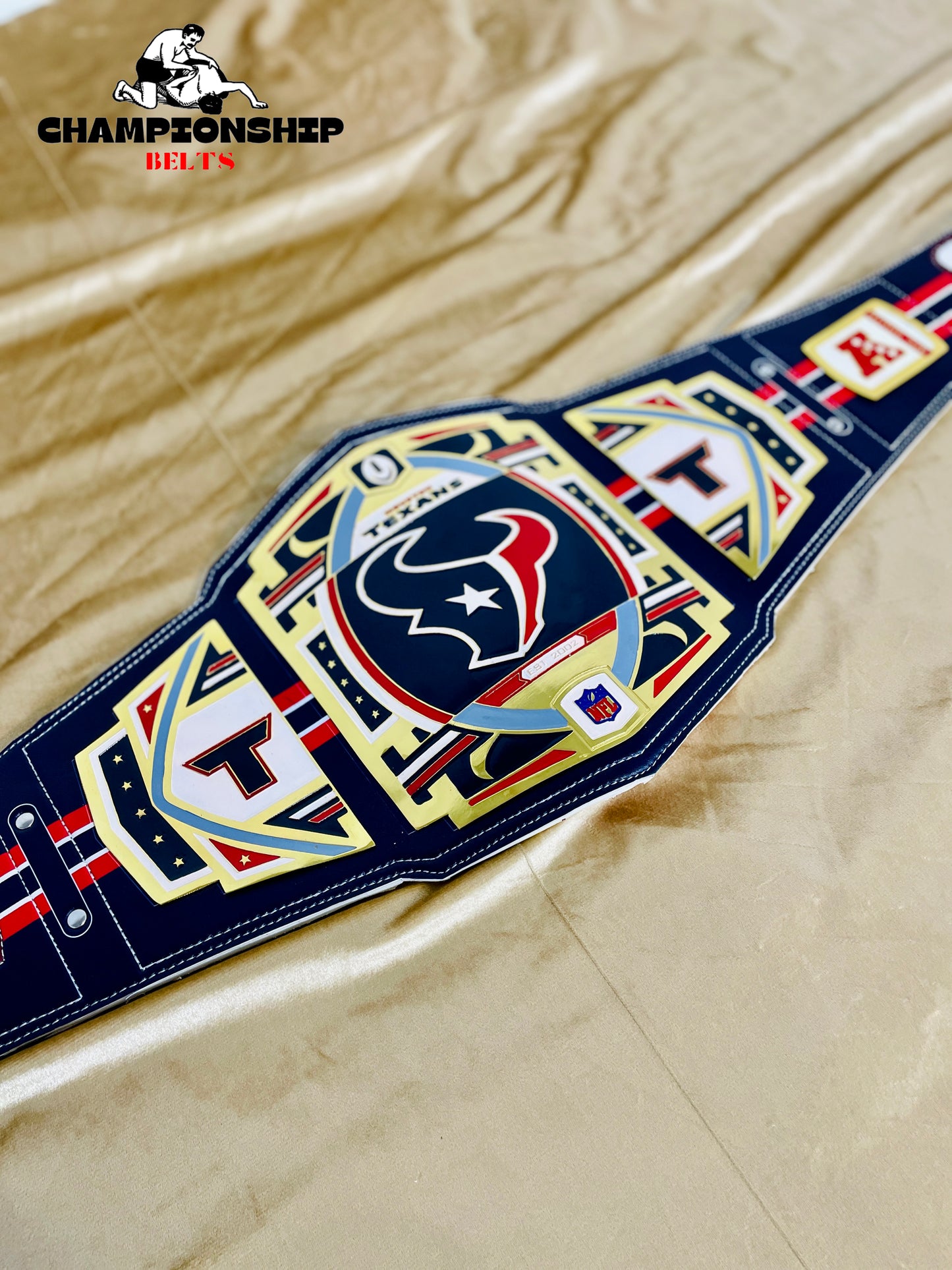 Houston Texans WWE Legacy Replica wrestling title Belt