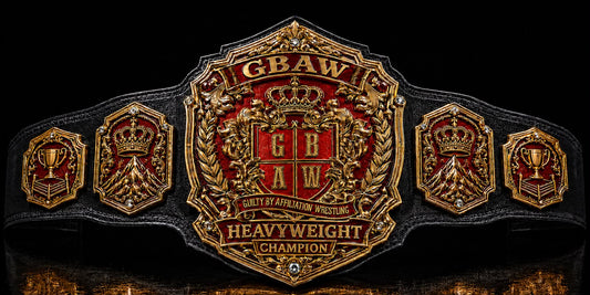 Guilty By Affiliation Championship Wrestling Belt
