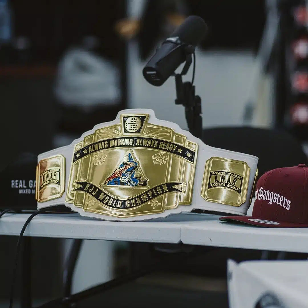 Custom BJJ World Champion Belt – Fully Personalized Jiu Jitsu Award