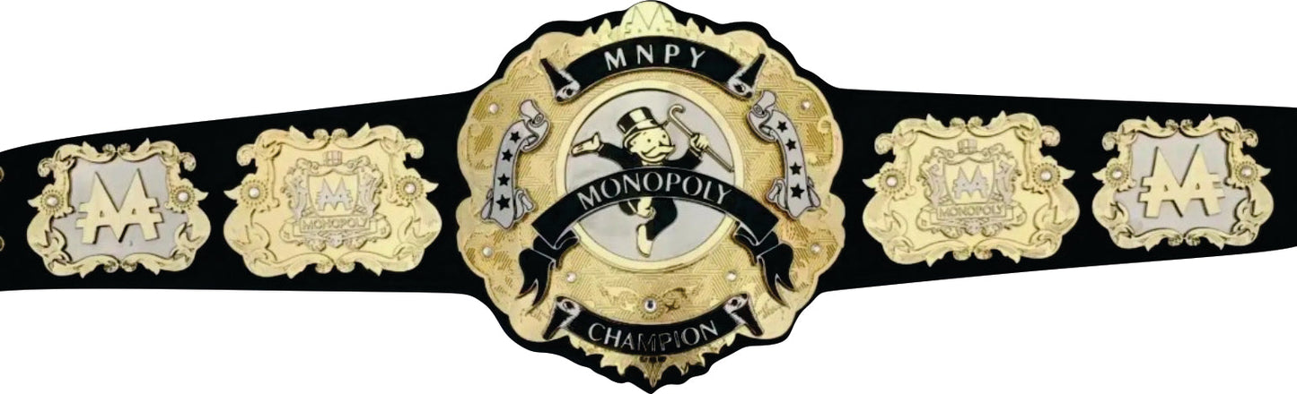 Custom MNPY Monopoly Championship Belt