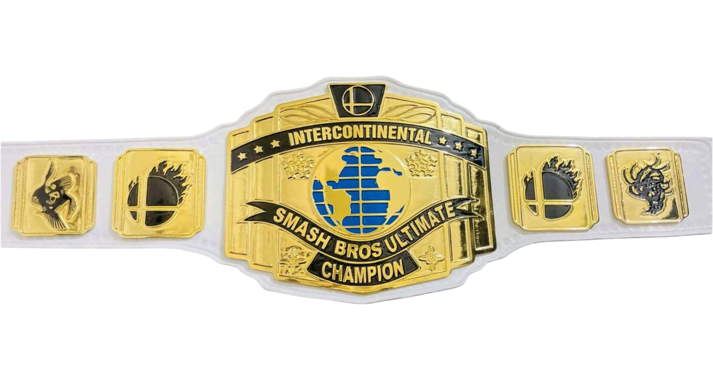 Tag Team Smash Bros Ultimate Custom Championship Wrestling Belt