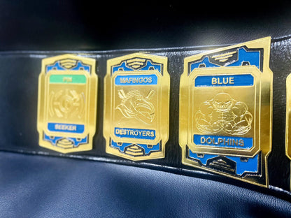 BLUE DOLPHIN FANTASY FOOTBALL LEAGUE BELT