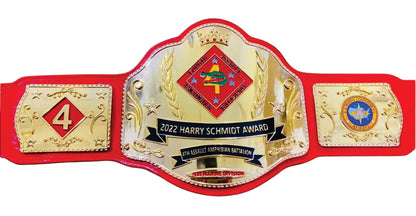 2022 Harry Schmidt Award Champions Championship Belt