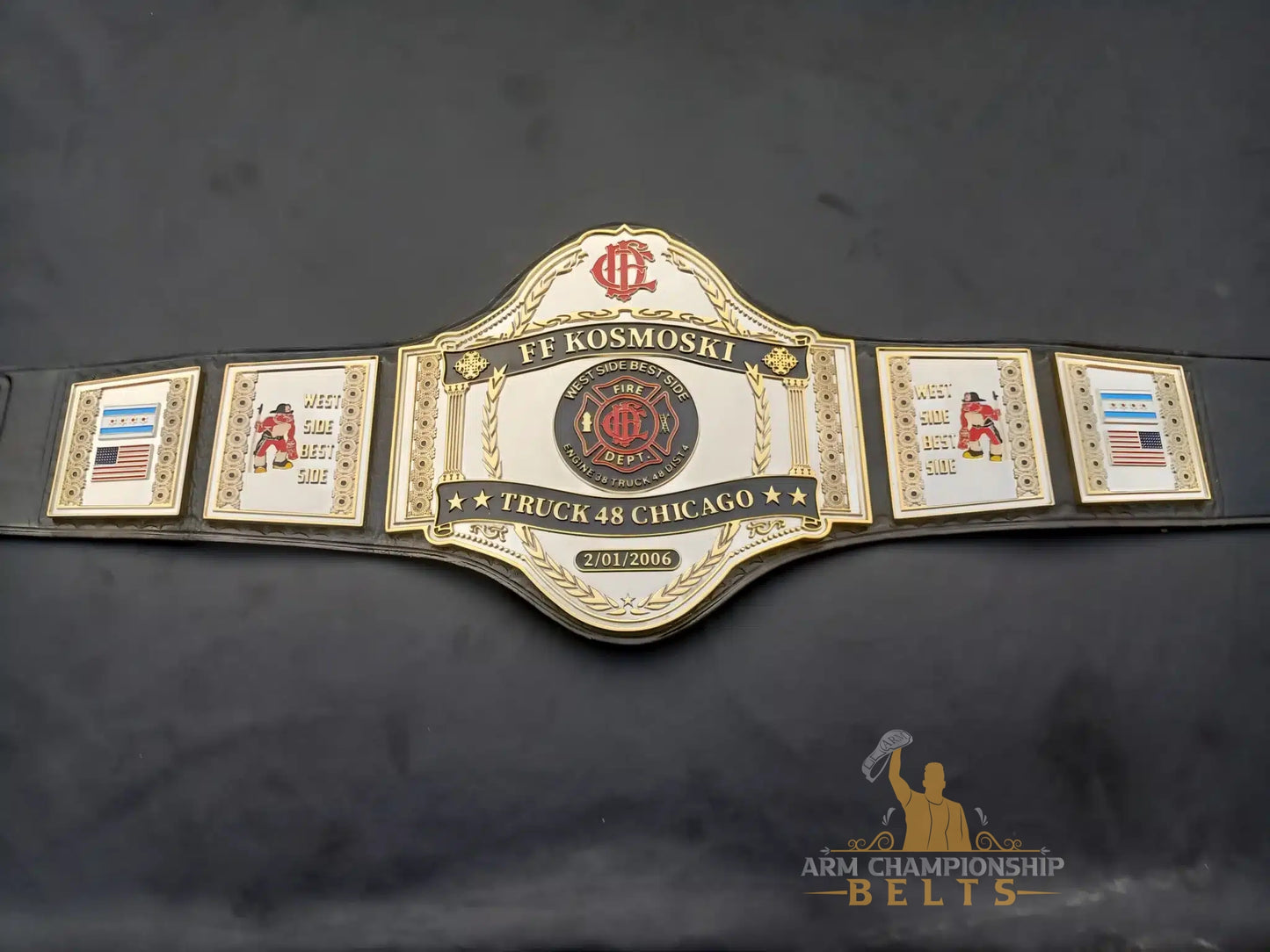 Custom Firefighter Championship Belt