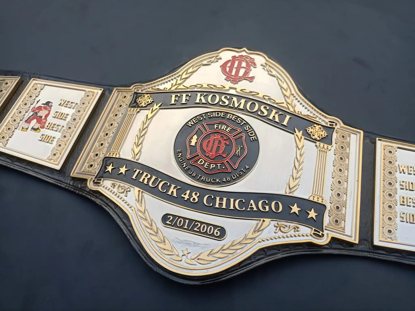 Custom Firefighter Championship Belt