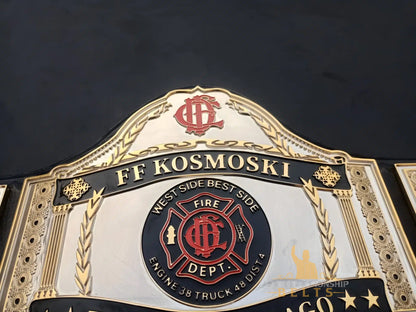 Custom Firefighter Championship Belt
