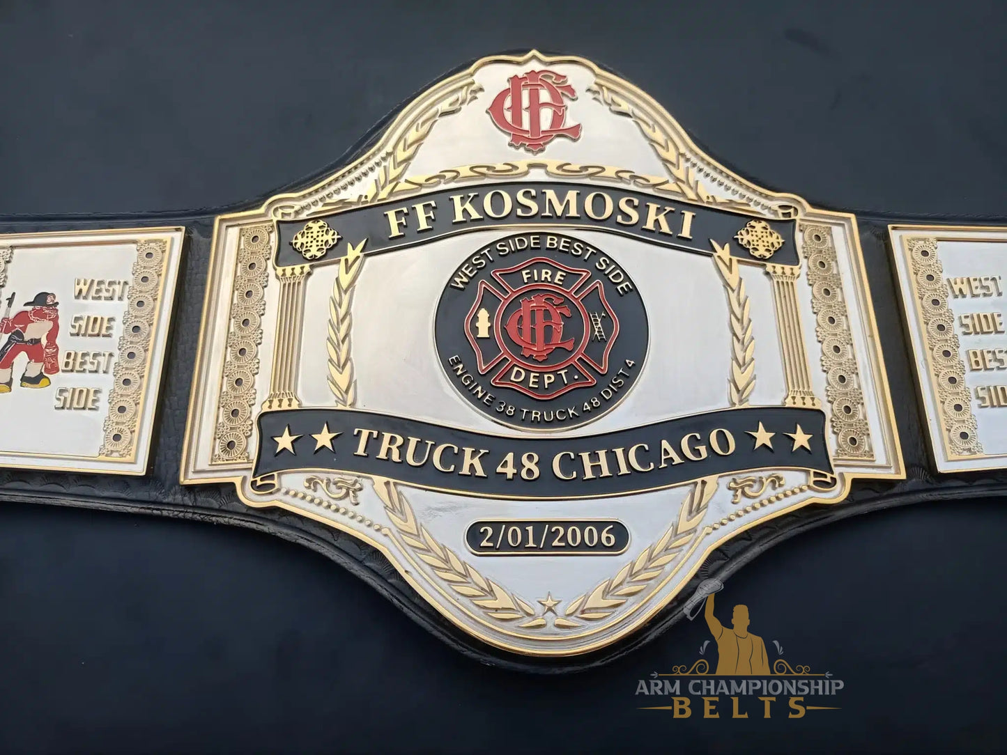 Custom Firefighter Championship Belt